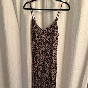 Reformation midi slit dress